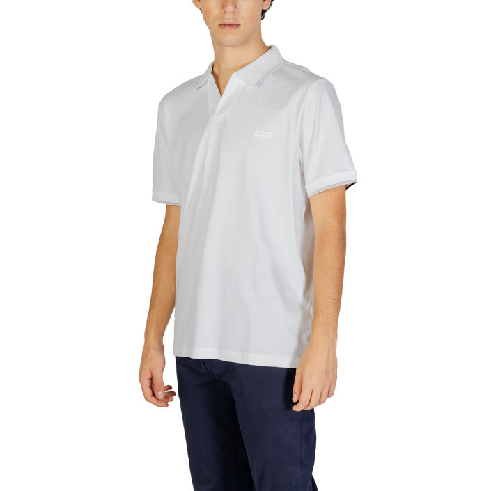 Calvin Klein Jeans Smooth Cotton Open Πόλο