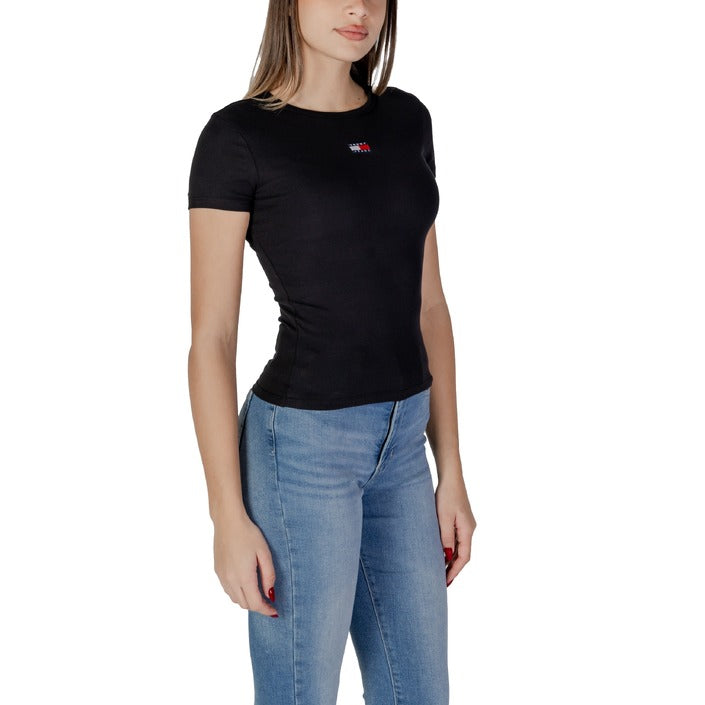 Tommy Hilfiger Jeans Slim Badge Rib Tee T-Shirt