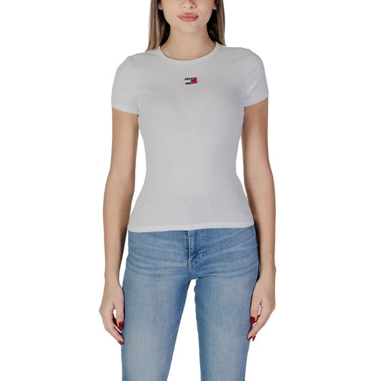 Tommy Hilfiger Jeans Slim Badge Rib Tee T-Shirt