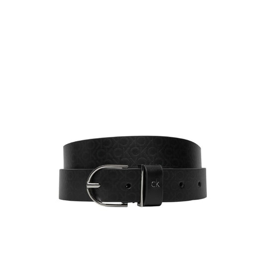 Calvin Klein Δερμάτινη Ζώνη Metal Loop Rnd Bckle