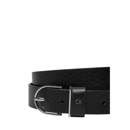 Calvin Klein Δερμάτινη Ζώνη Metal Loop Rnd Bckle